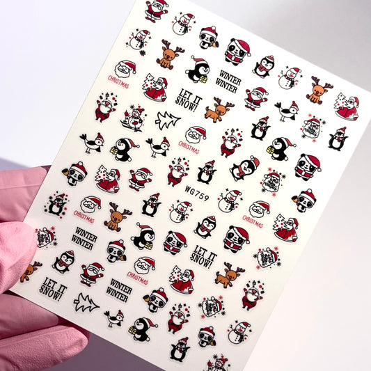 Christmas cute sticker