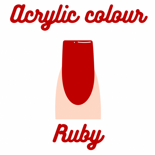 Acrílico Ruby 20g