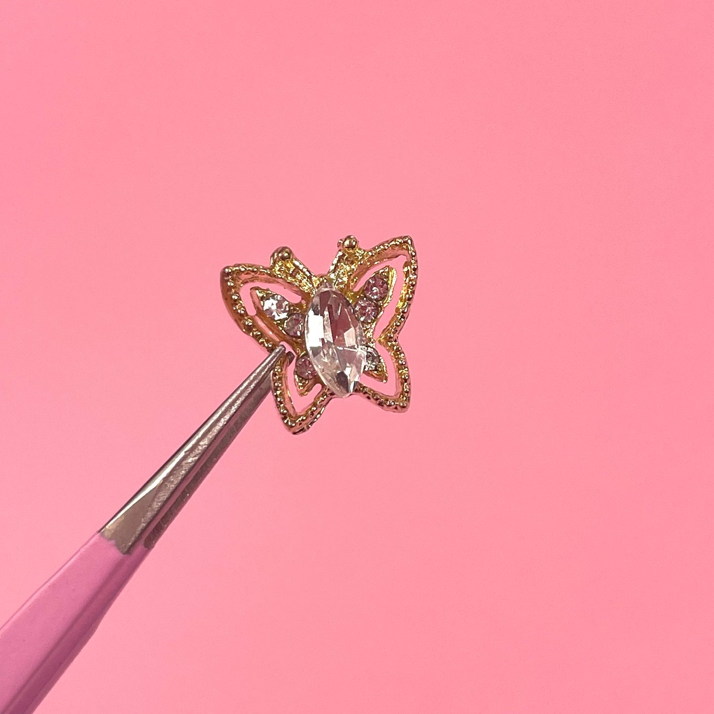 Mariposa cristal 2Uds