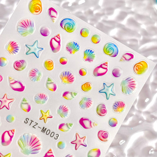 Colours mix Beach sticker