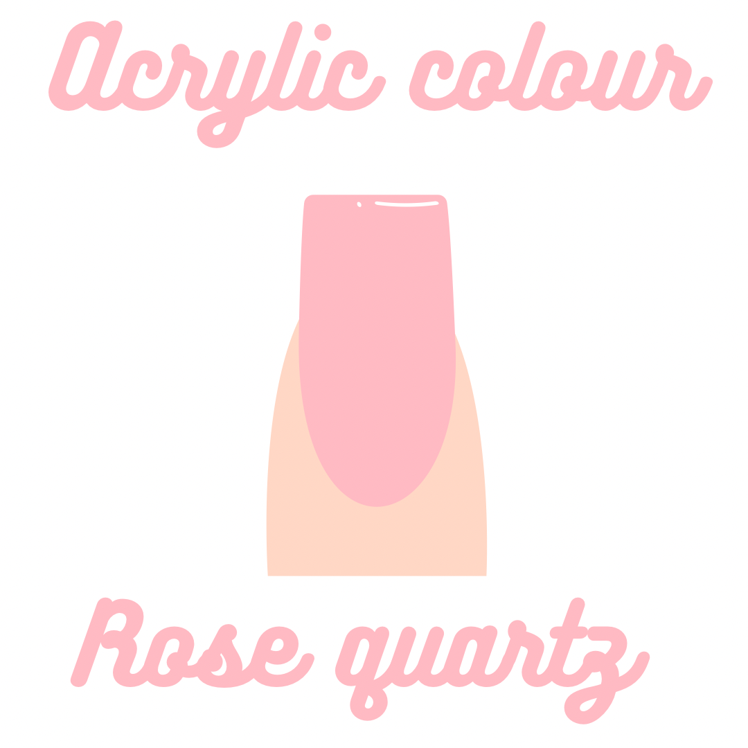 Acrílico Rose quartz 20g