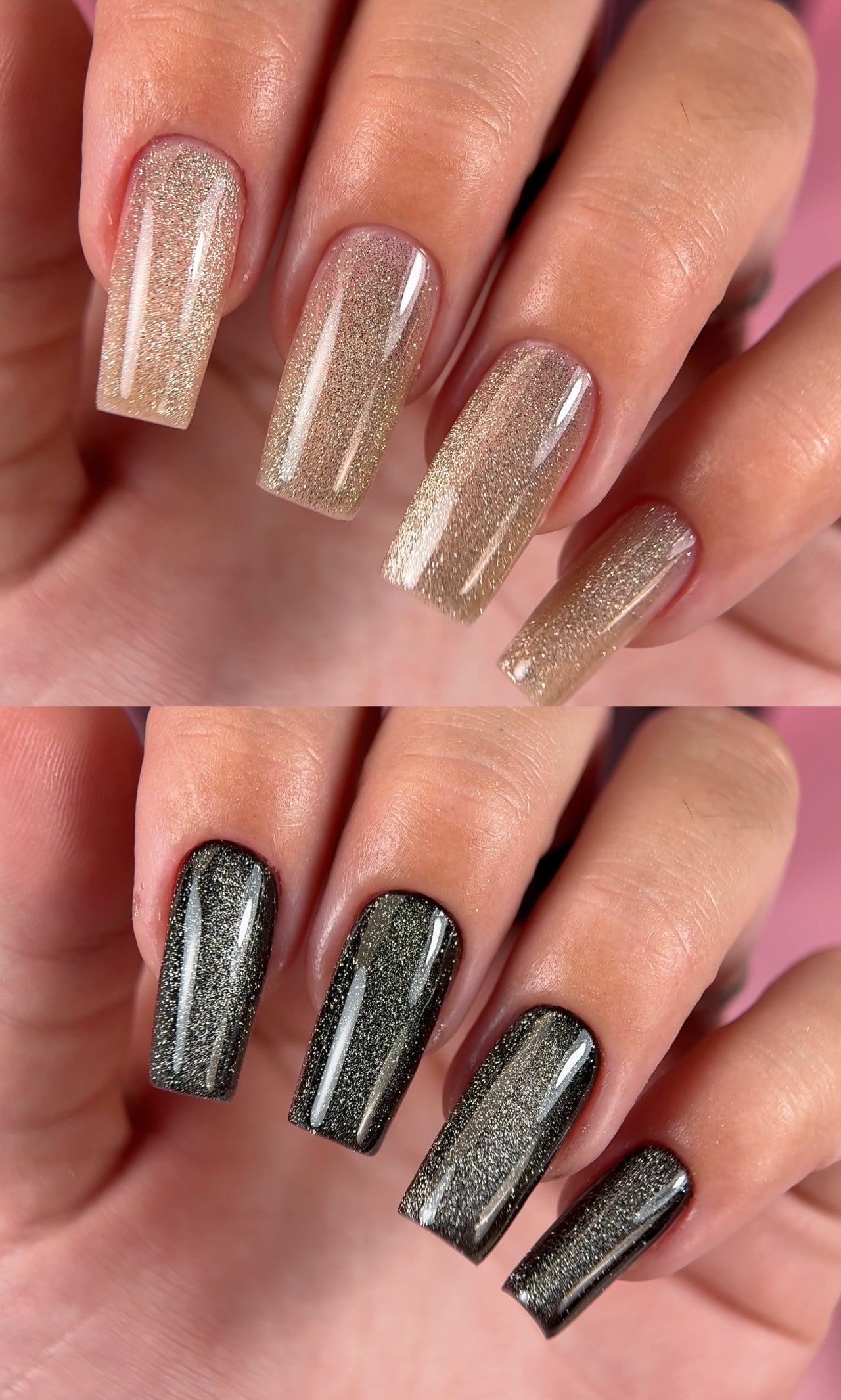 "Cat eye Vainilla glow " ESMALTE | GEL POLISH