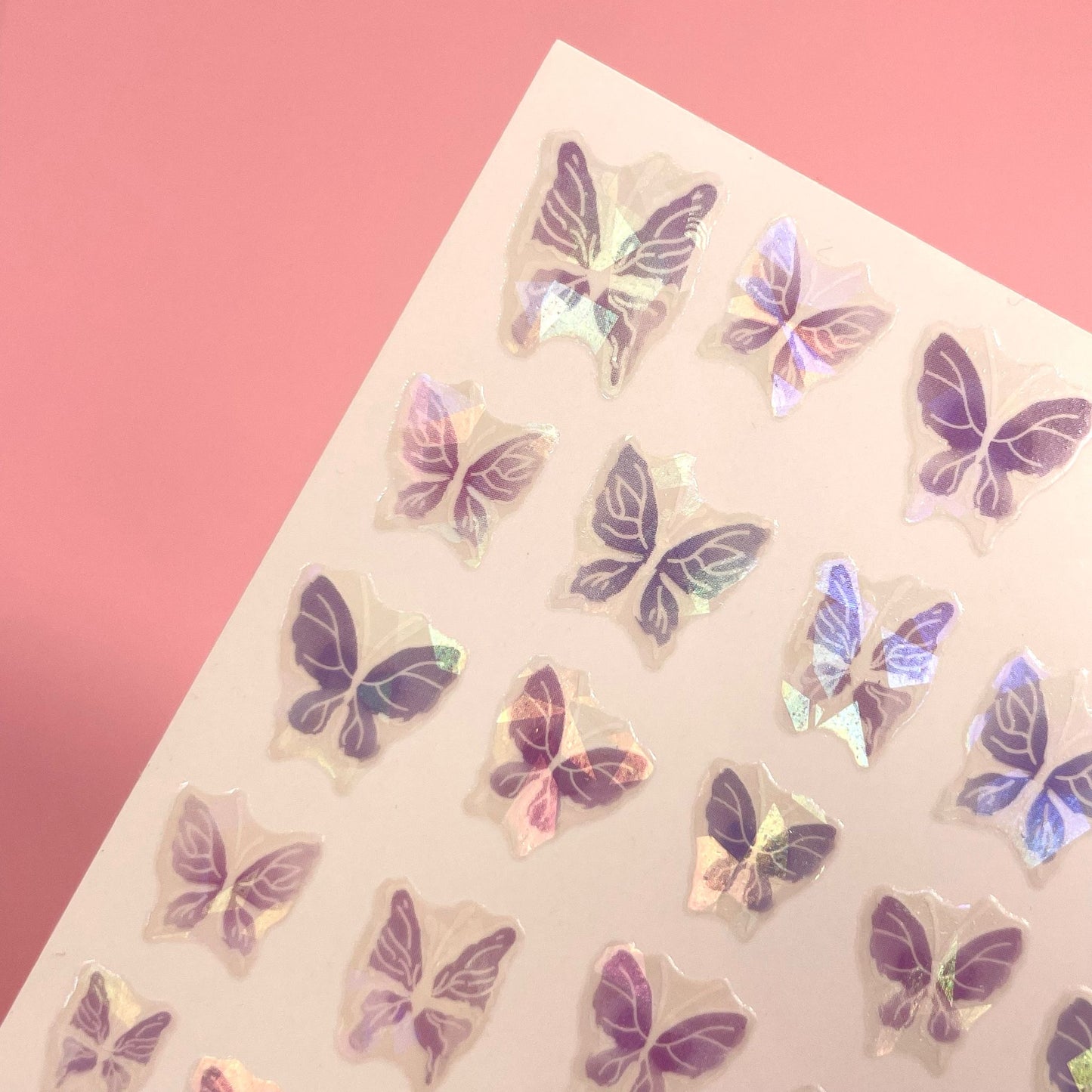 Mariposas holográficas Stickers
