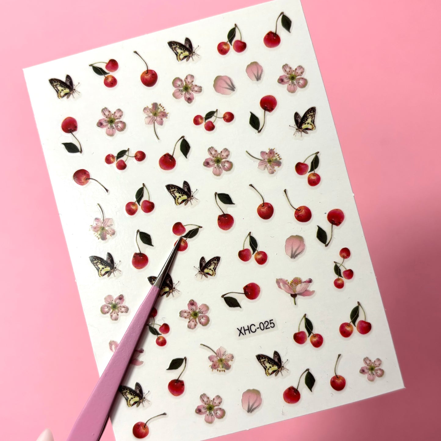 Cherry, butterflies & blossoms