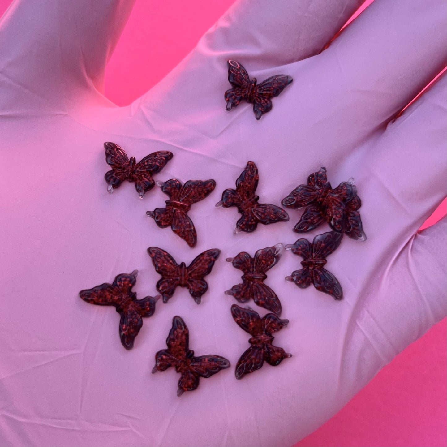 Mariposa ahumada glitter PACK 2