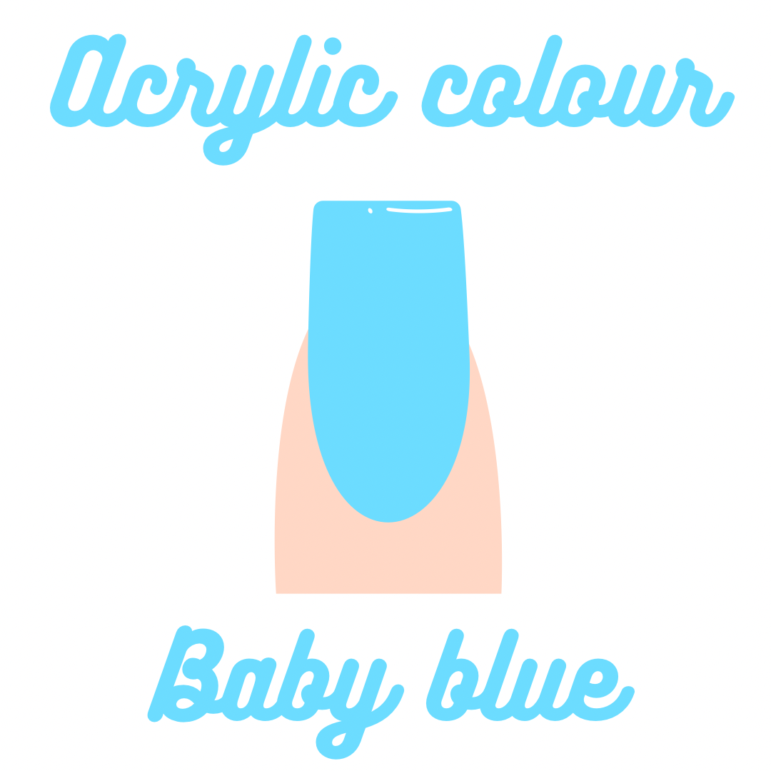 Acrílico Baby blue 20g