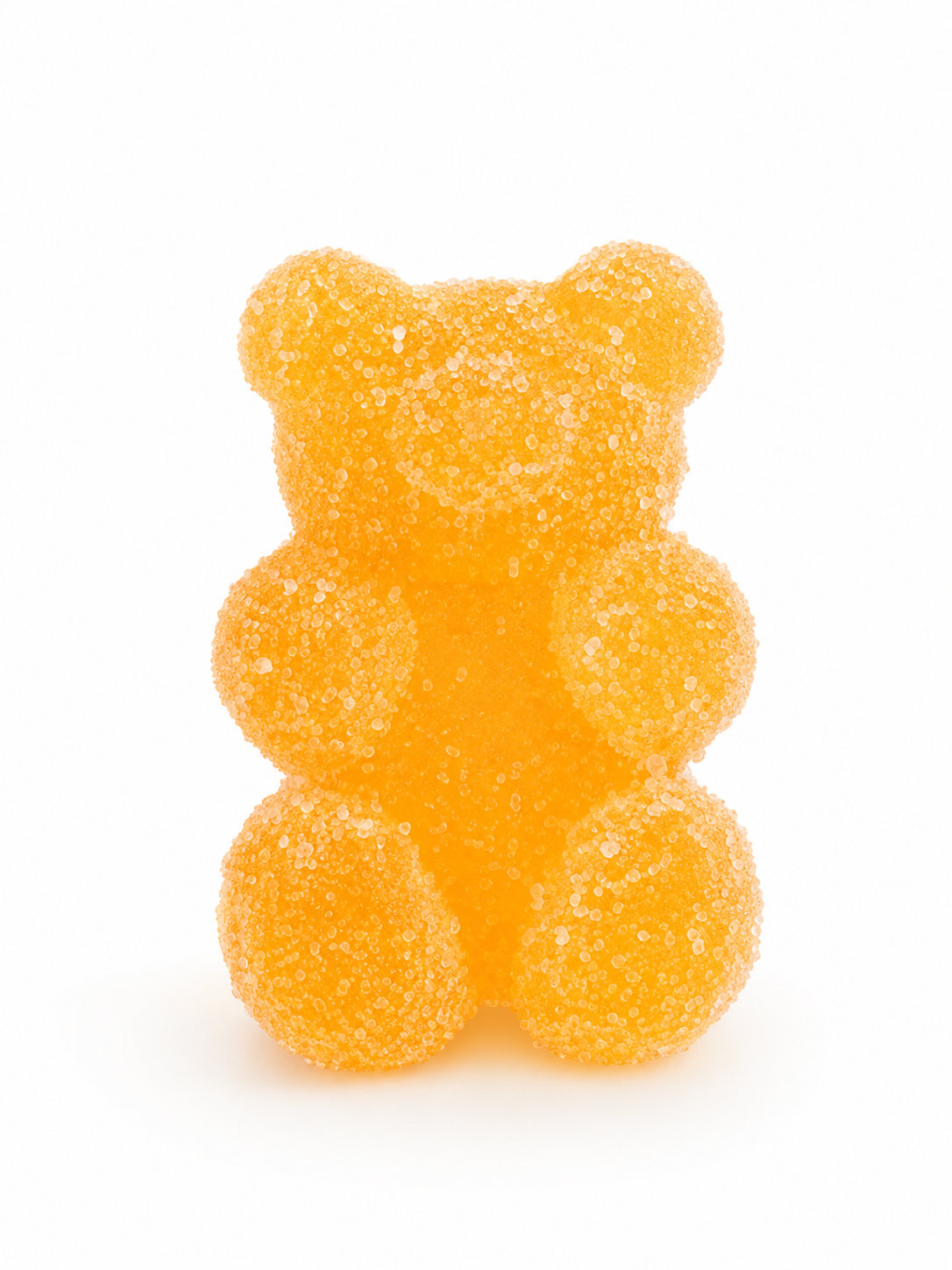 Osito efecto chuche naranja 2Uds
