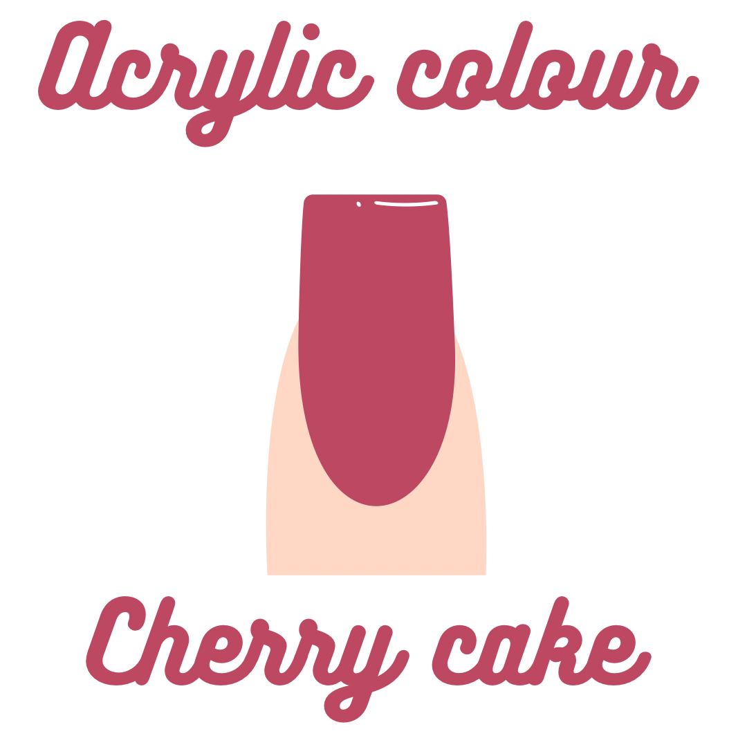 Acrílico Cherry cake20g