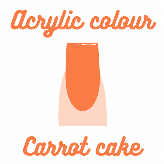 Acrílico Carrot cake 20g