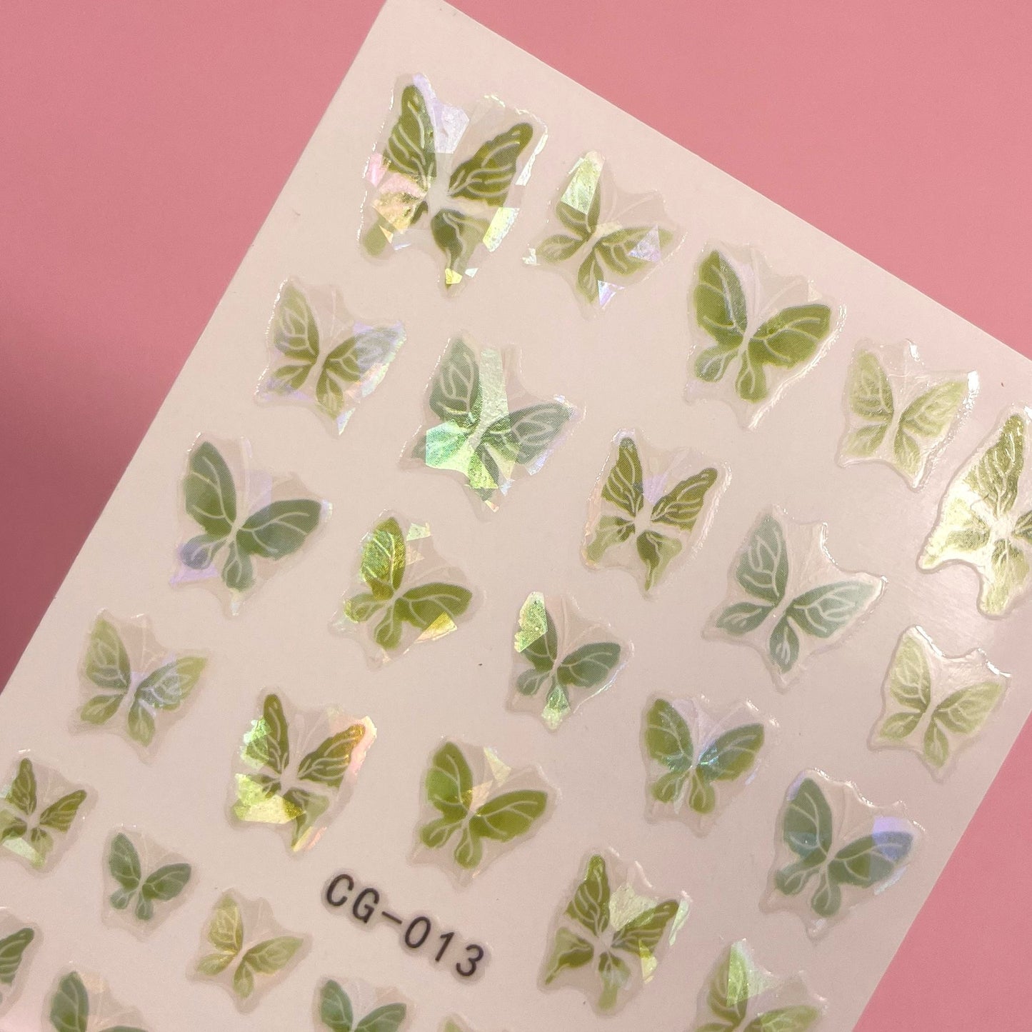 Mariposas holográficas Stickers