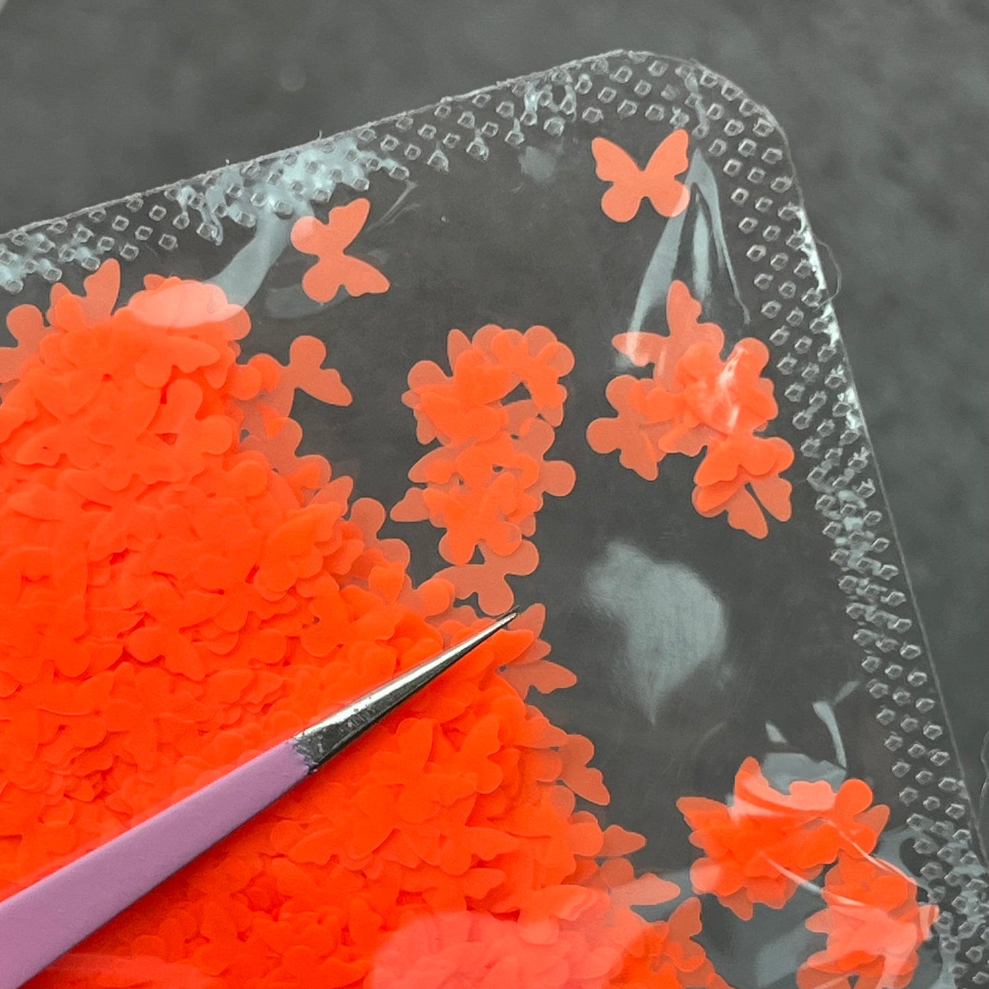 Mariposas Neón NARANJA 200 Uds