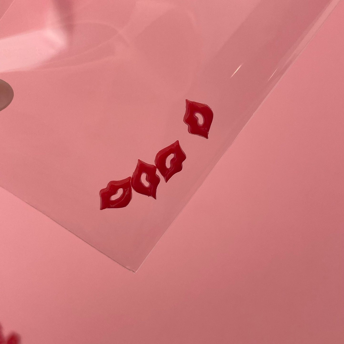 Baddie kisses rojo 2 Uds