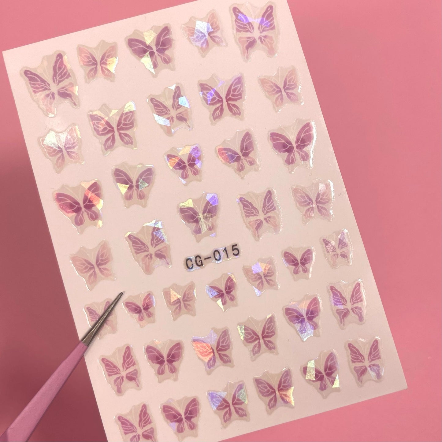 Mariposas holográficas Stickers