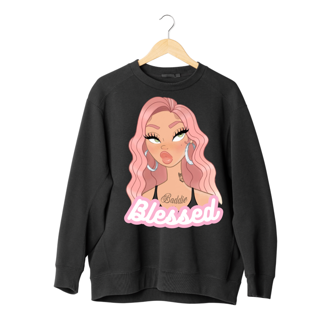 Sudadera Blessed Hoes Nails