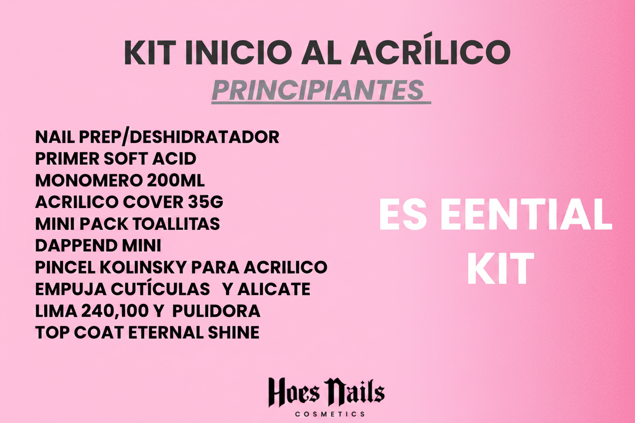 KIT PRINCIPIANTES- INCIO AL ACRÍLICO ESSENTIAL