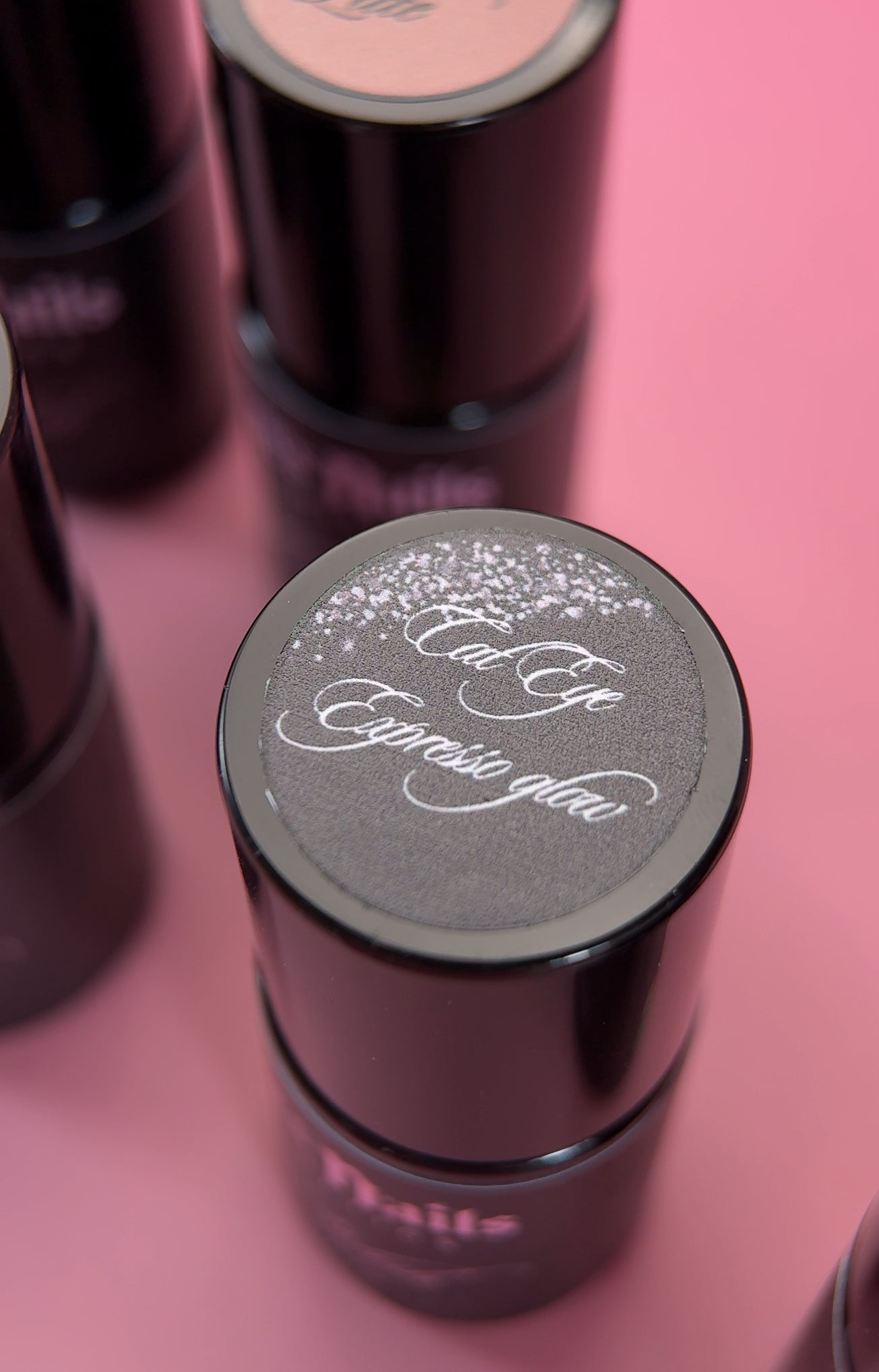 " Cat eye Expresso glow " ESMALTE | GEL POLISH