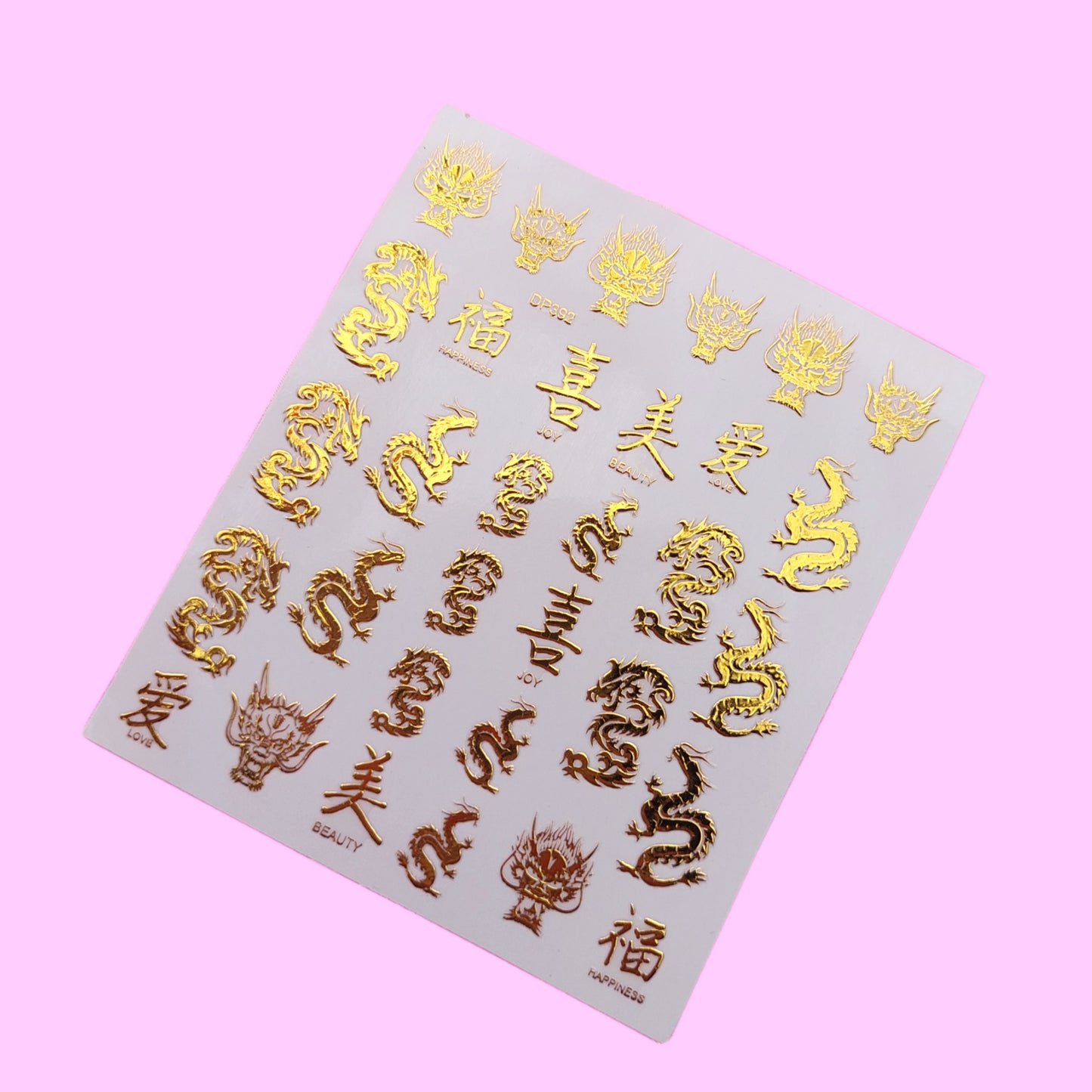 Dragones & letras chinaa