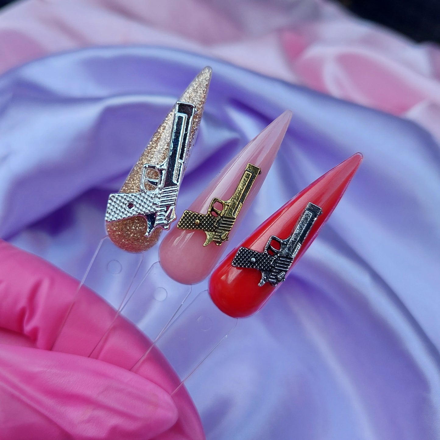 Pistolas 3 colores a elegir