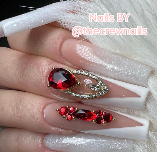 Acrílico Snowglam❄️⭐️💫(BLANCO LECHE LUXURY)20g