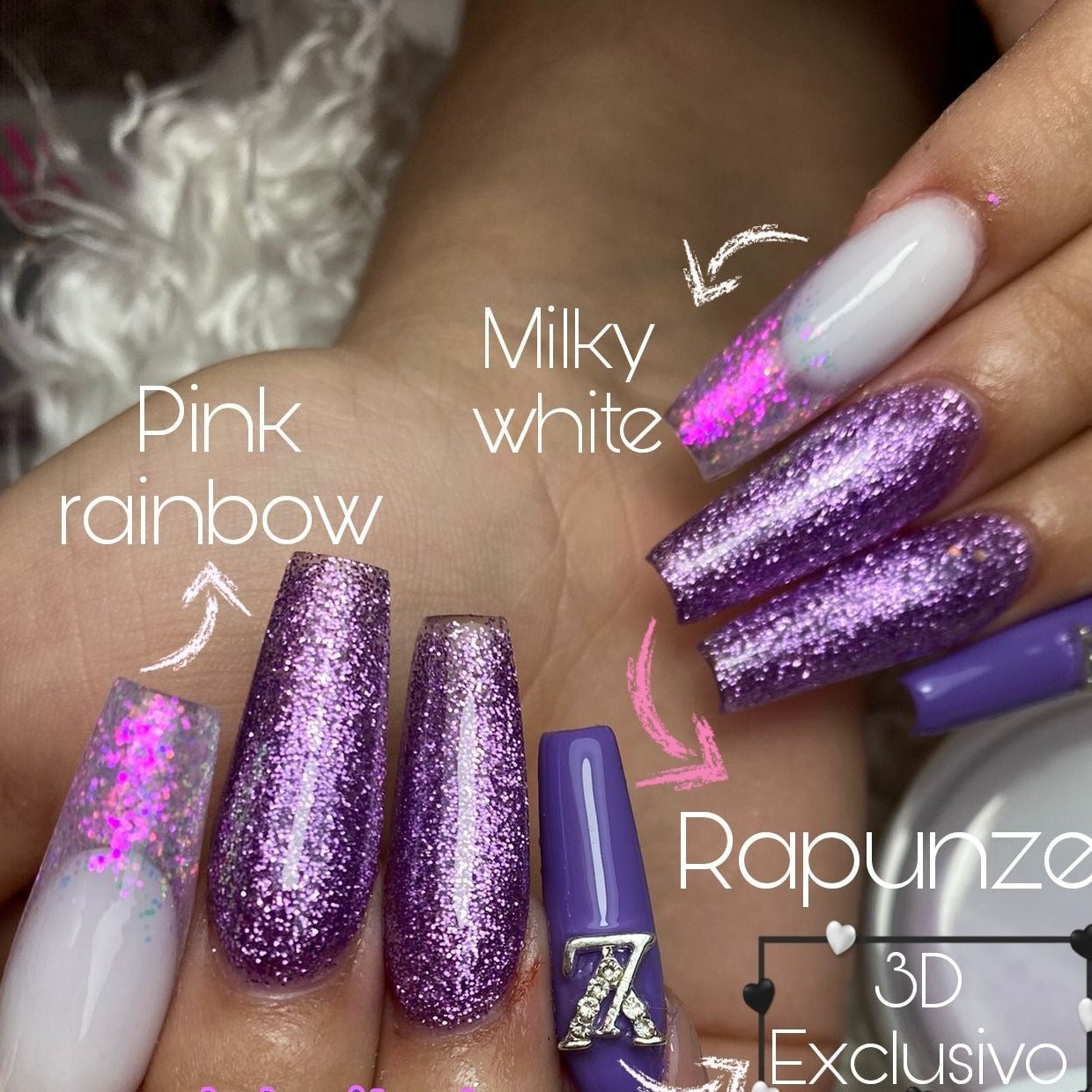 Acrílico Pink Rainbow20g