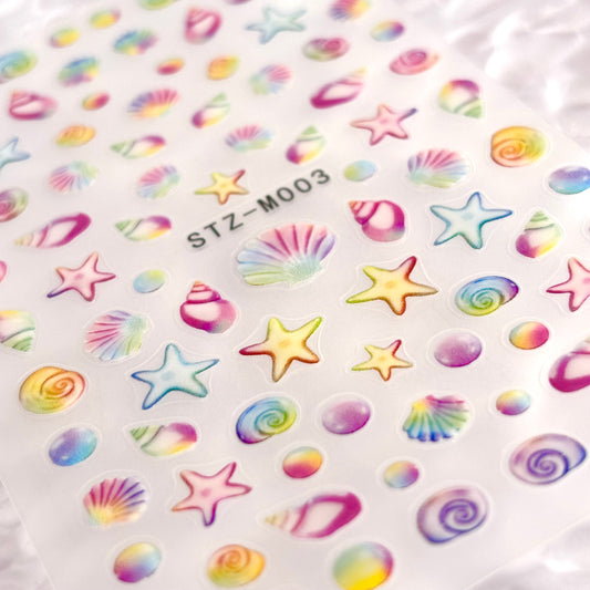 Colours mix Beach sticker