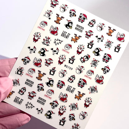 Christmas cute sticker