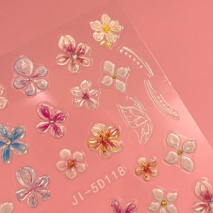Flores 3D Sticker 18
