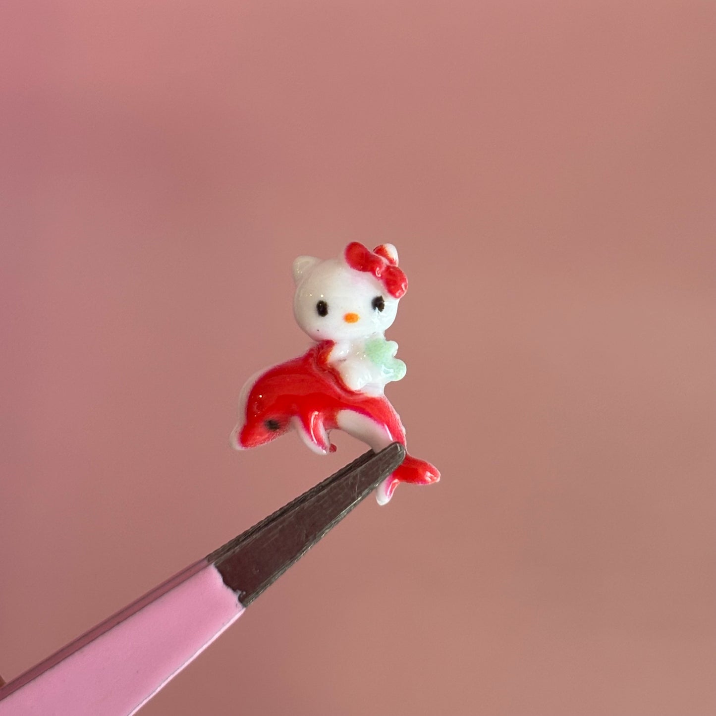 Kitty delfín rojo 2Uds