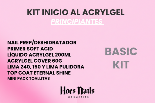 KIT PRINCIPIANTES - INICIO AL  ACRYGEL BASIC