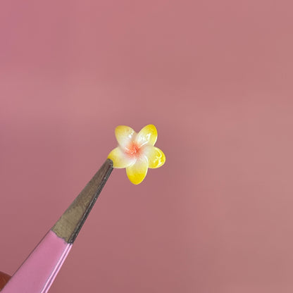 Flor Hawaii amarillo 2Uds