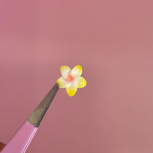 Flor Hawaii amarillo 2Uds
