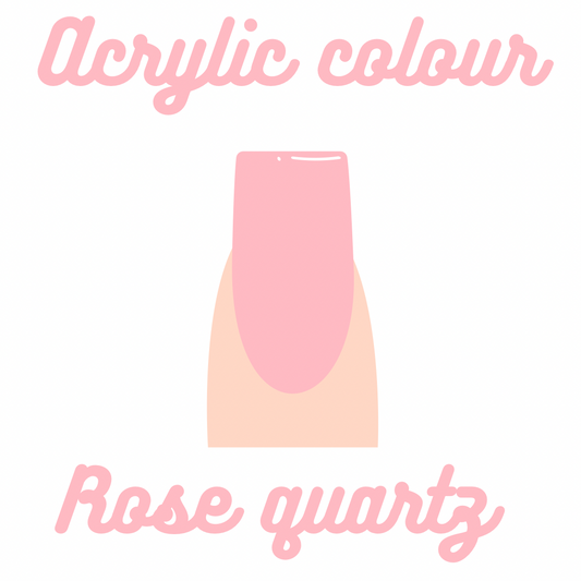 Acrílico Rose quartz 20g