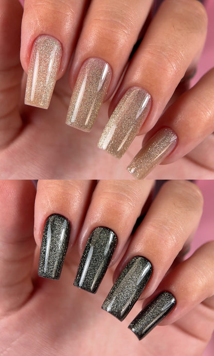 "Cat eye Vainilla glow " ESMALTE | GEL POLISH