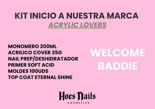 WELCOME BADDIE ACRYLIC - PÁSATE A NUESTRA MARCA