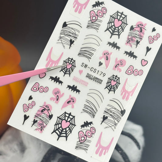 Stickers Pink spooky