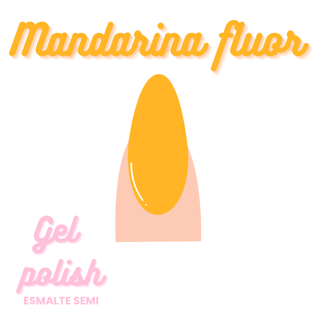 Esmalte mandarina flúor NEW