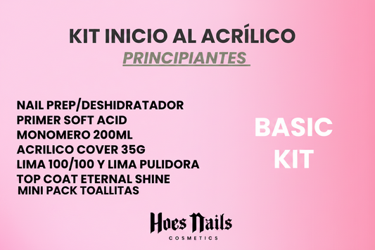 KIT PRINCIPIANTES - INICIO AL ACRÍLICO BÁSIC
