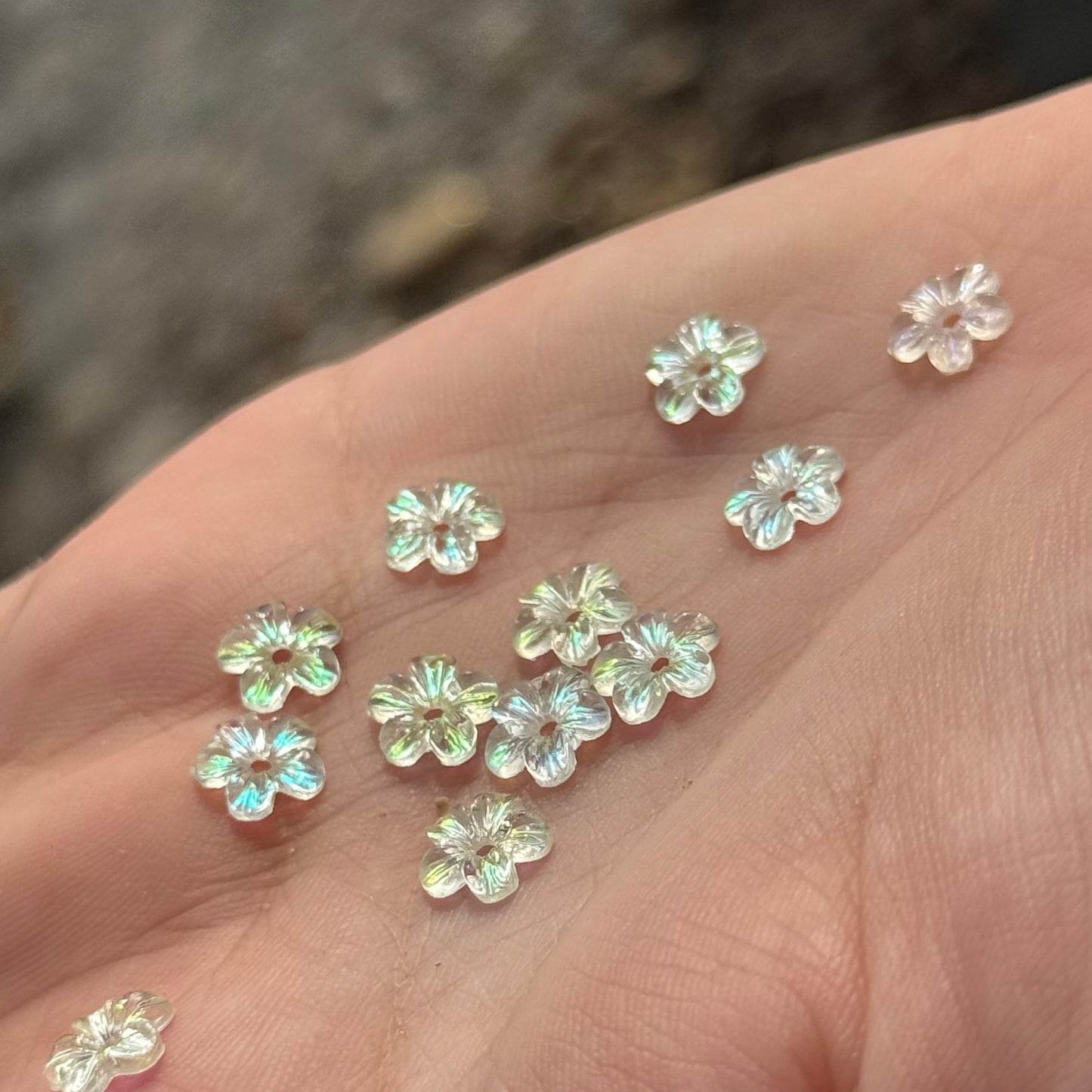 Flores hawaii efecto aurora PACK 2