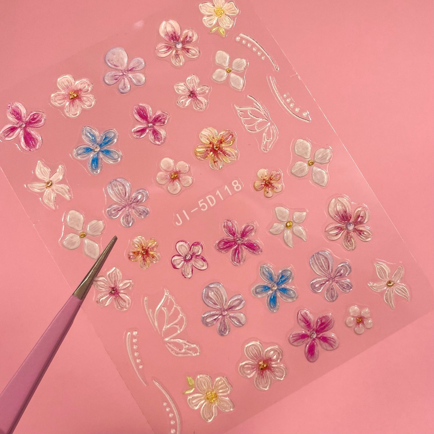 Flores 3D Sticker 18