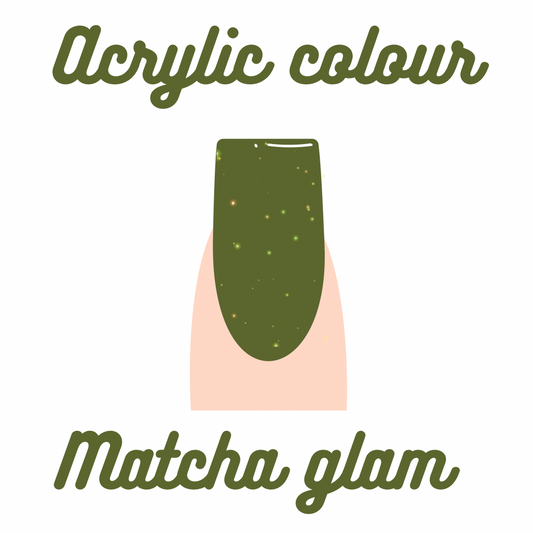 Acrilico Matcha glam 20g