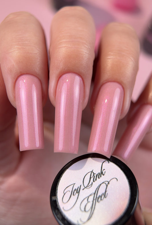 NEW🔥" Icy Pink GLAZE EFFECT " ESMALTE | GEL POLISH