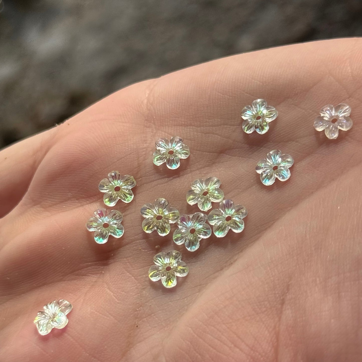 Flores hawaii efecto aurora PACK 2