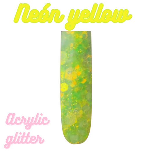 Acrílico Neón yellow20g