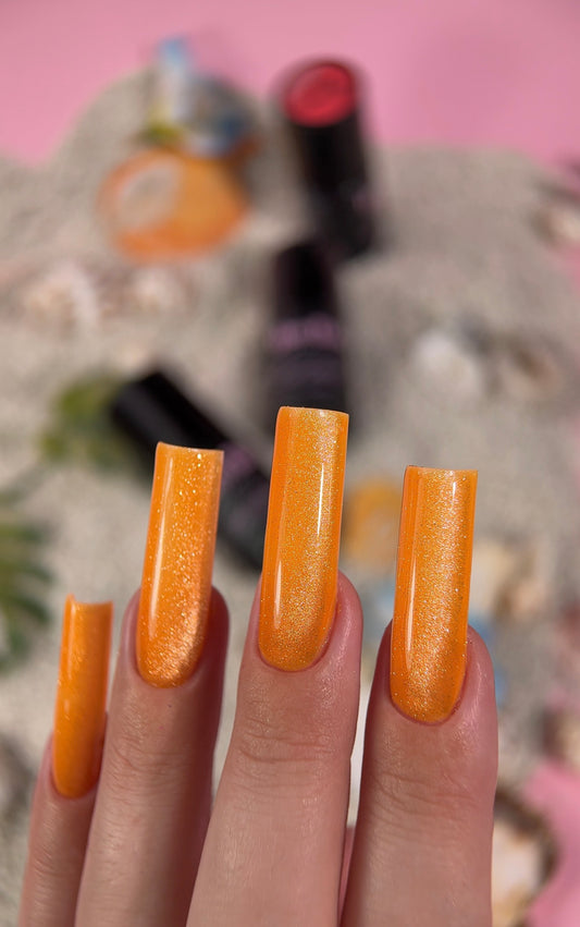 " Cat eye Sweet Papaya " ESMALTE | GEL POLISH