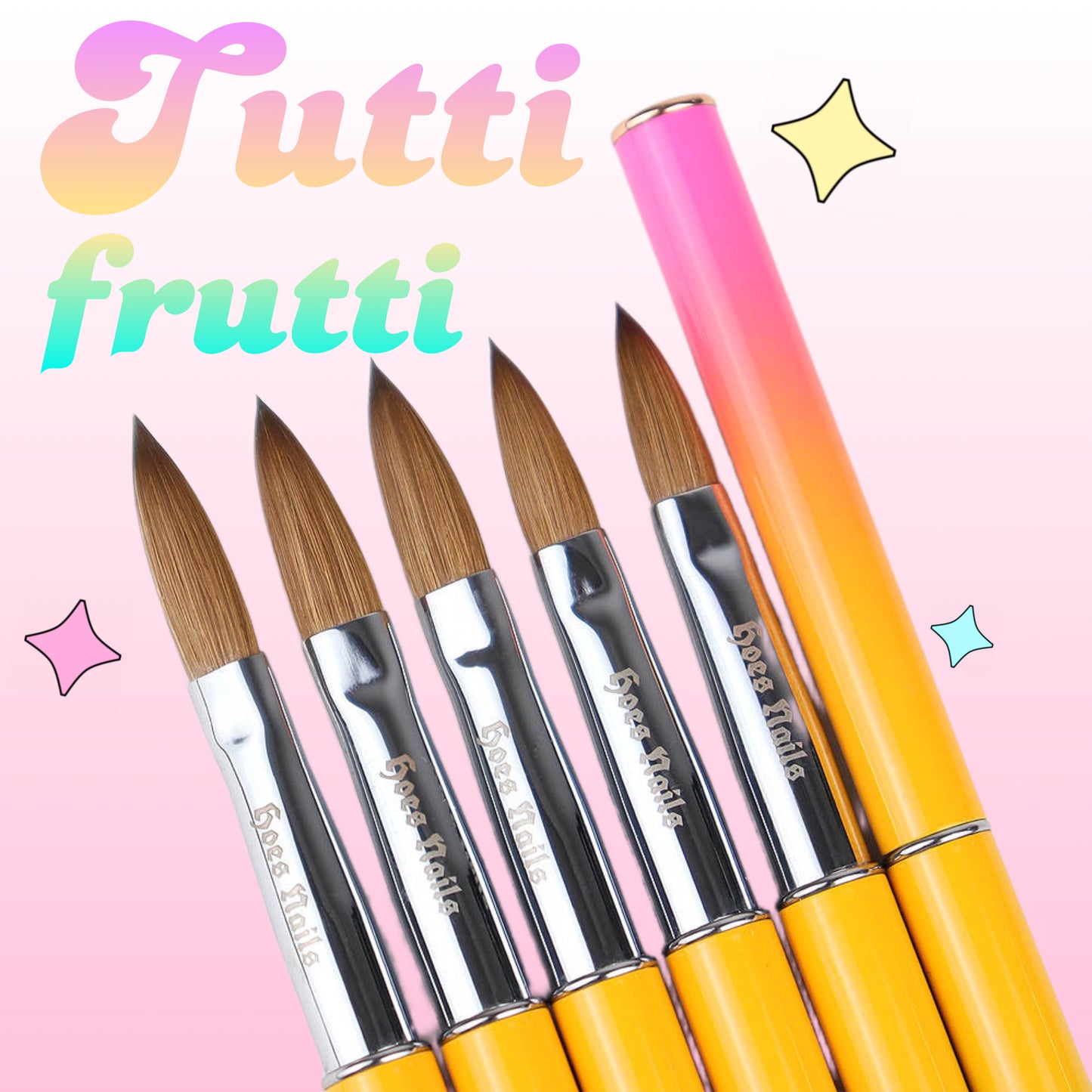 Pincel Kolinsky TUTTI FRUTTI🍍