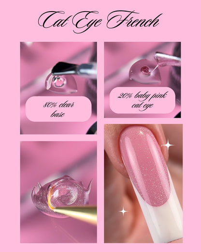 Cat eye Baby pink | THE PERFECT FRENCH EDITION