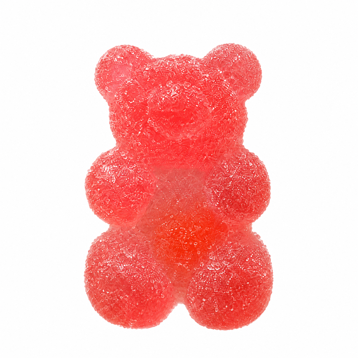 Osito efecto chuche rojo 2Uds