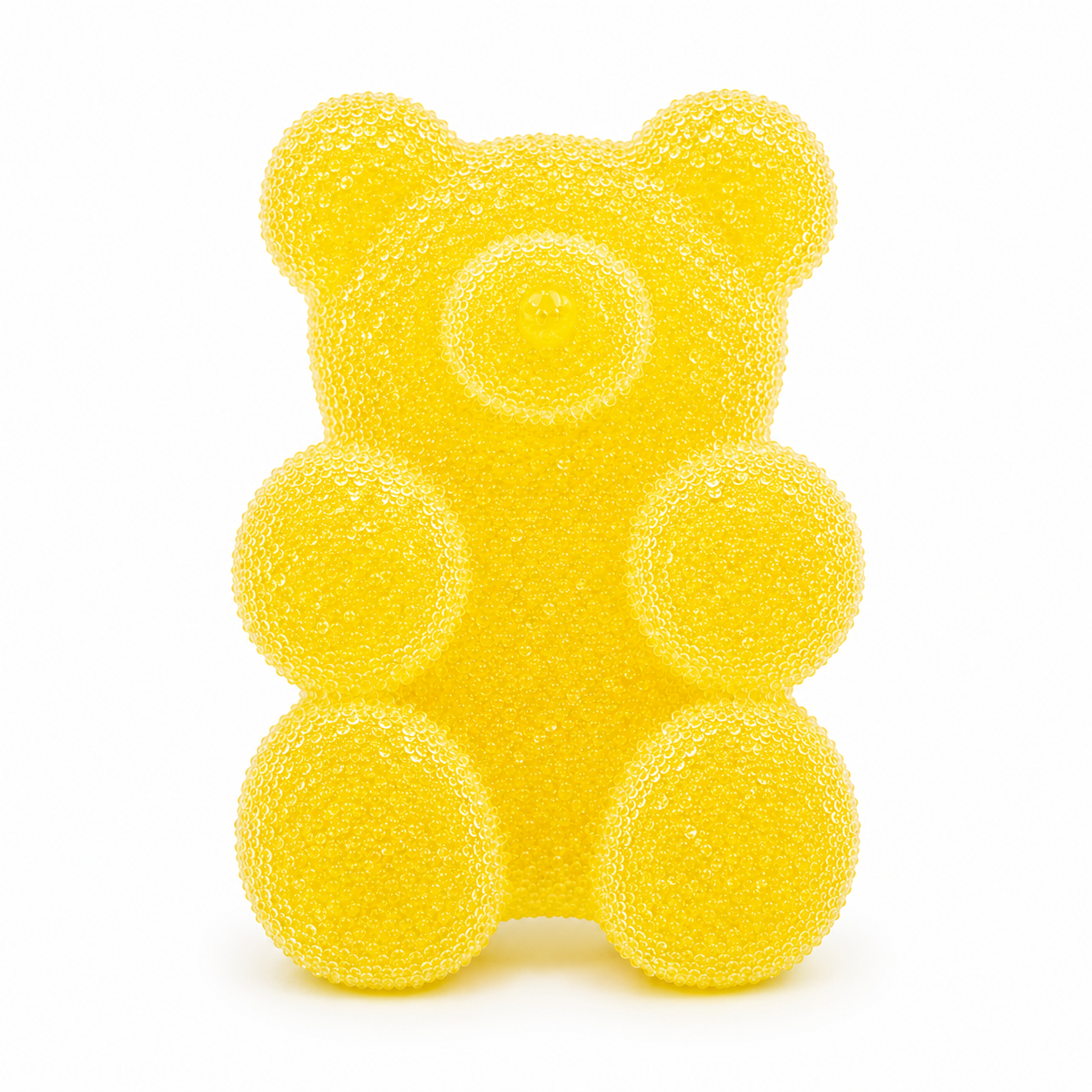 Osito efecto chuche amarillo 2Uds