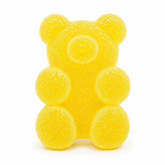 Osito efecto chuche amarillo 2Uds