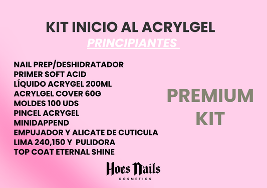 KIT PRINCIPIANTES - INICIO AL ACRYLGEL PREMIUM
